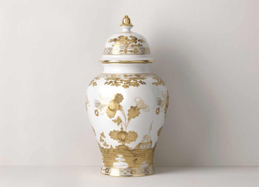 Oriente Italiano Aurum  Large Potiche Vase