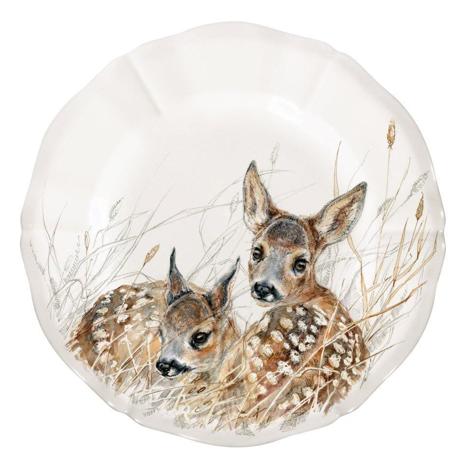 Sologne Canape Plates Assorted Wildlife Young