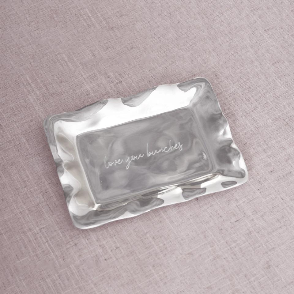 Engraved Tray "love you bunches"