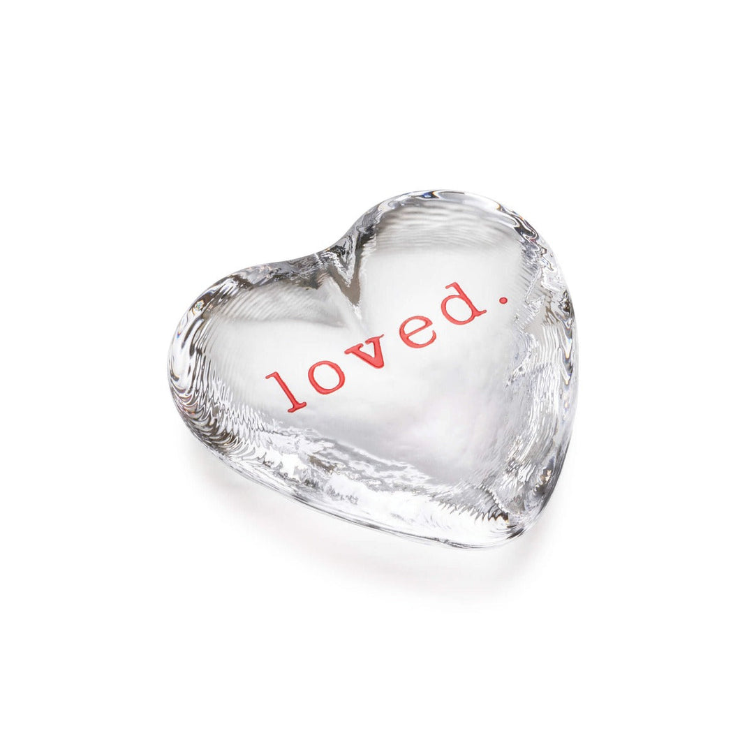 Engraved "Loved" Highgate Heart Medium
