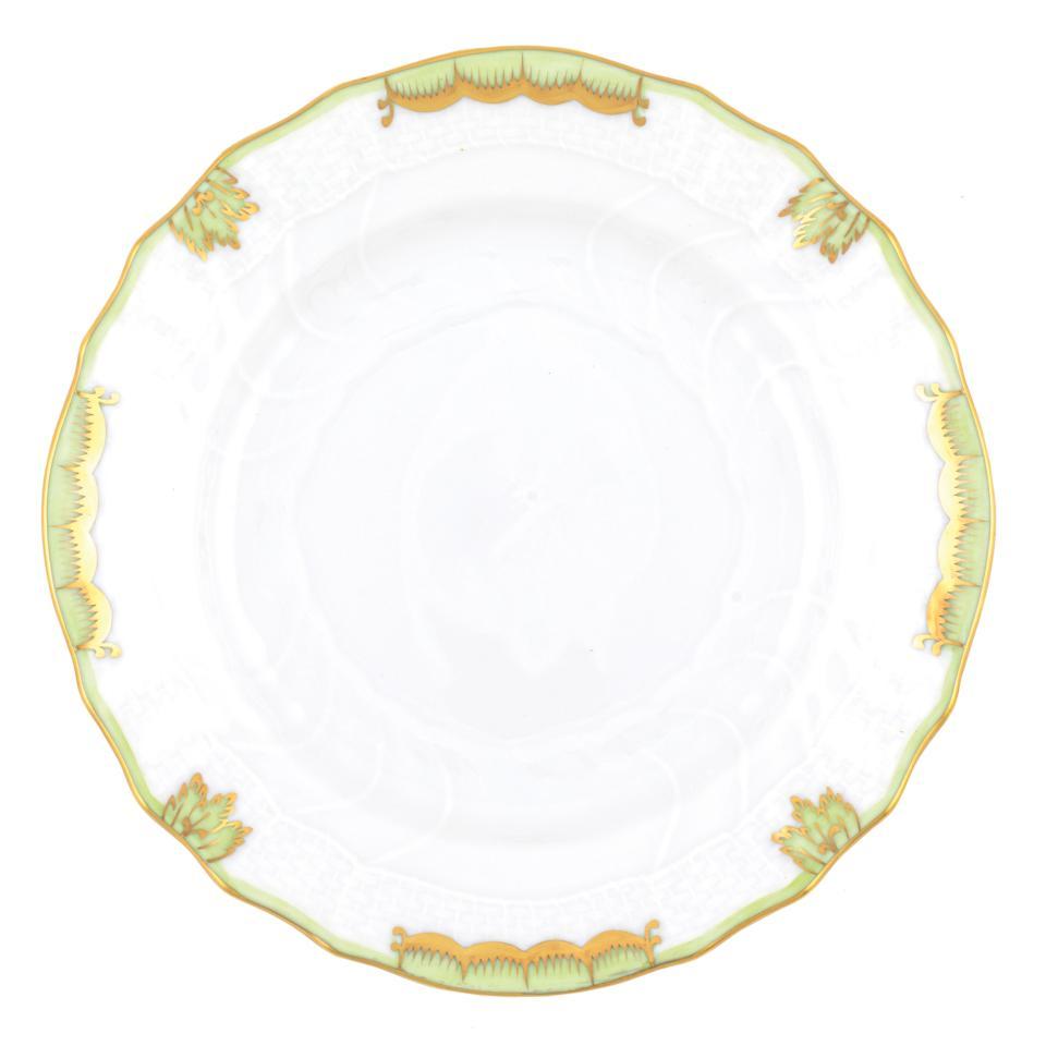 Princess Victoria Green Bread And Butter Plate