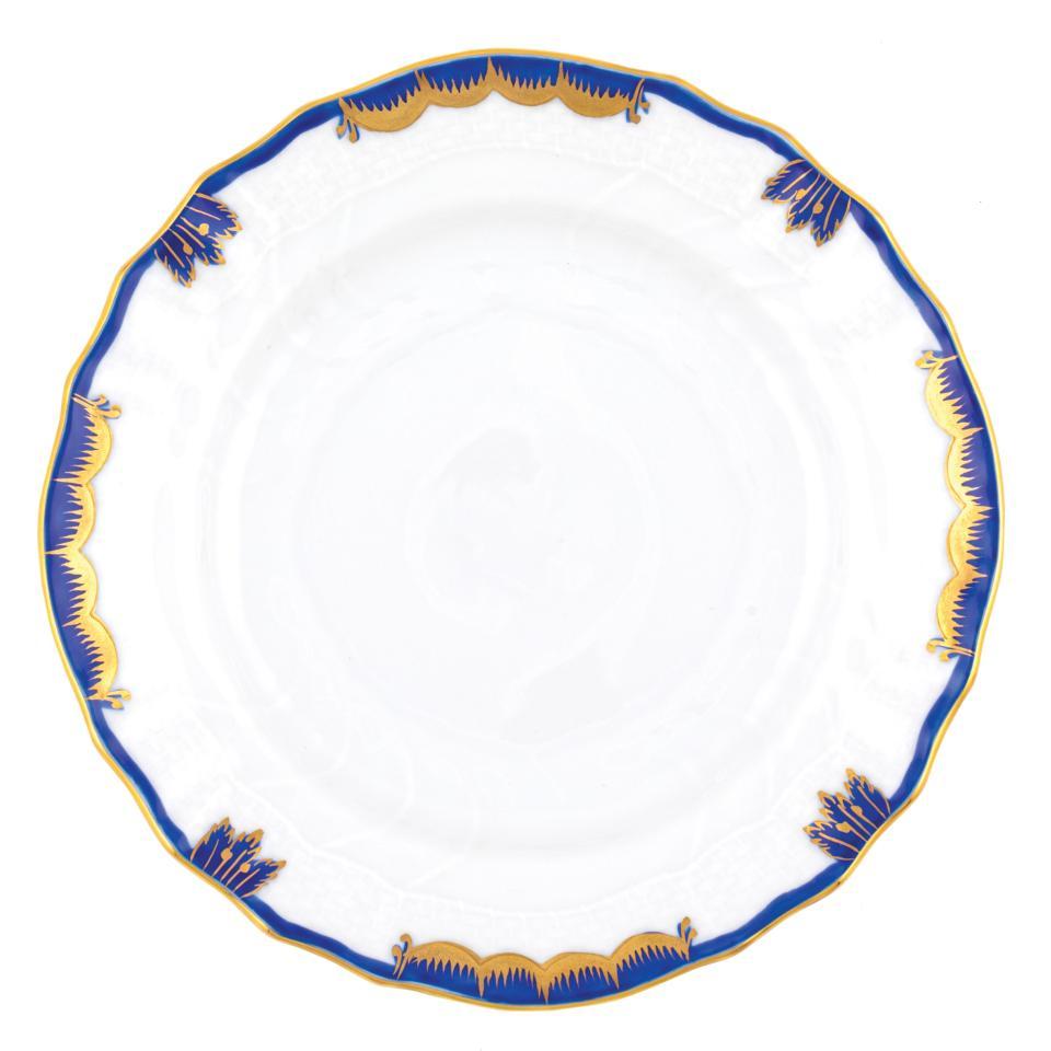 Princess Victoria Blue Bread And Butter Plate