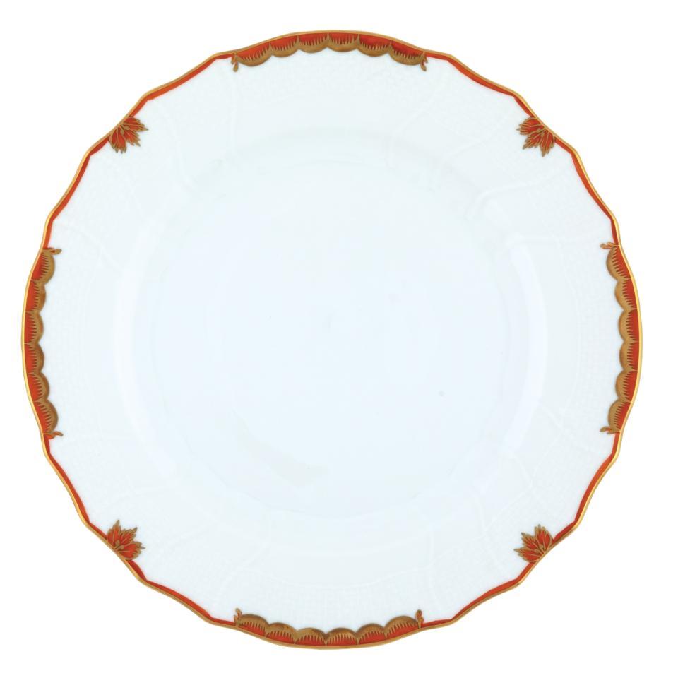 Princess Victoria Rust Dinner Plate