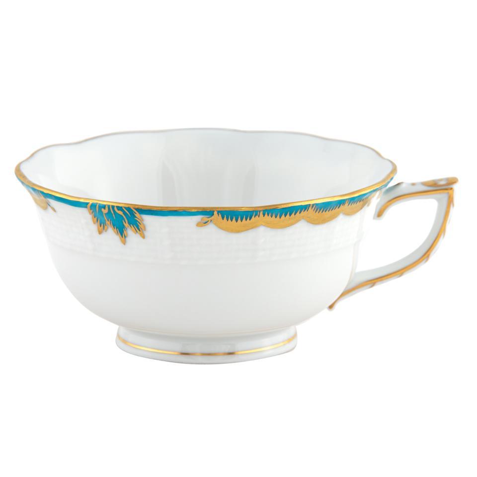 Princess Victoria Turquoise Tea Cup