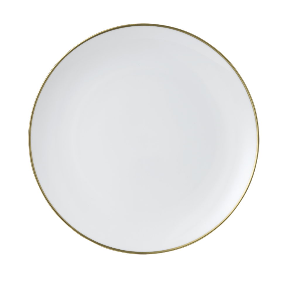 Accentuate Gold Coupe Plate 13.5"