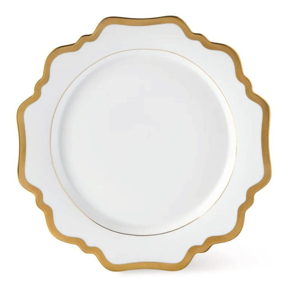 Antique White With Gold Filet Dinner