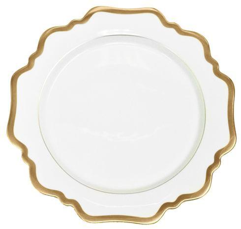 Antique White With Gold Filet Bread & Butter