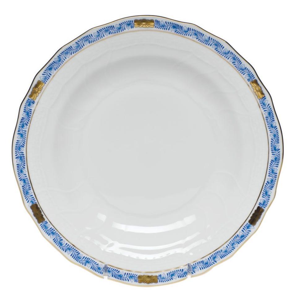 Chinese Bouquet Garland Blue Dessert Plate