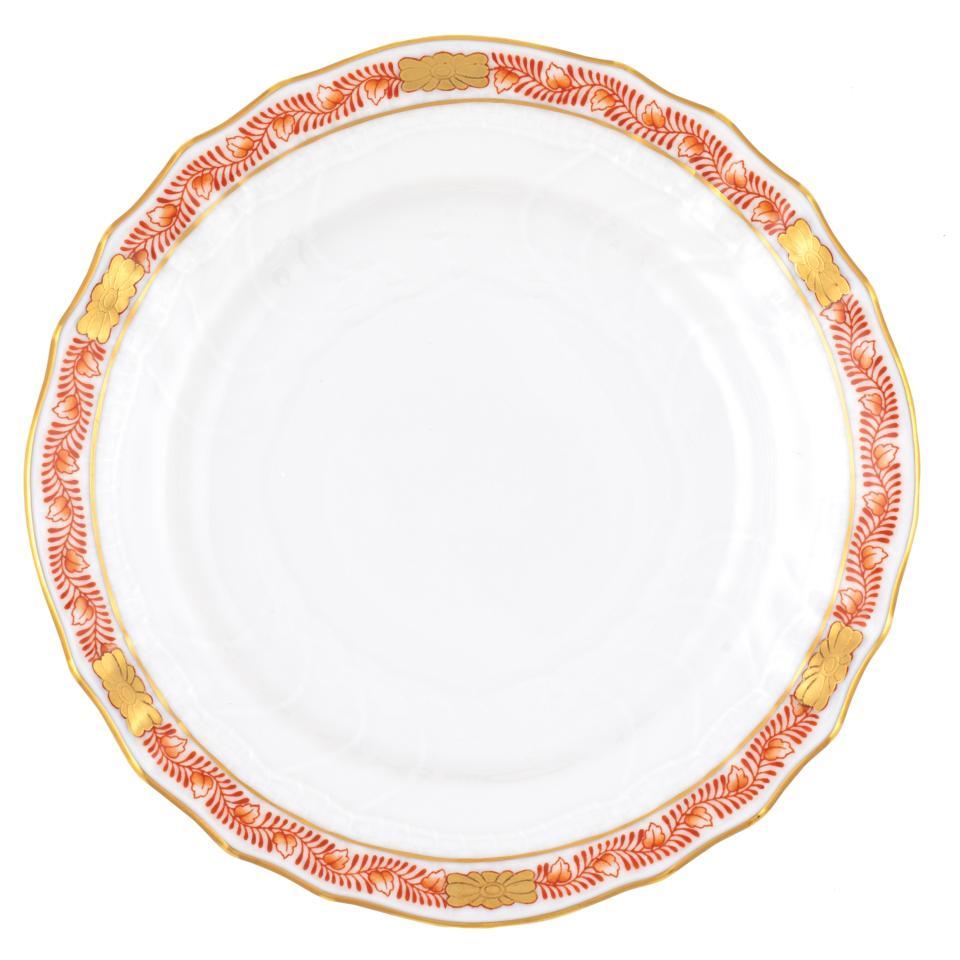 Chinese Bouquet Garland Rust Bread And Butter Plate
