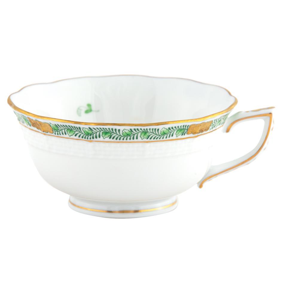Chinese Bouquet Garland Green Tea Cup
