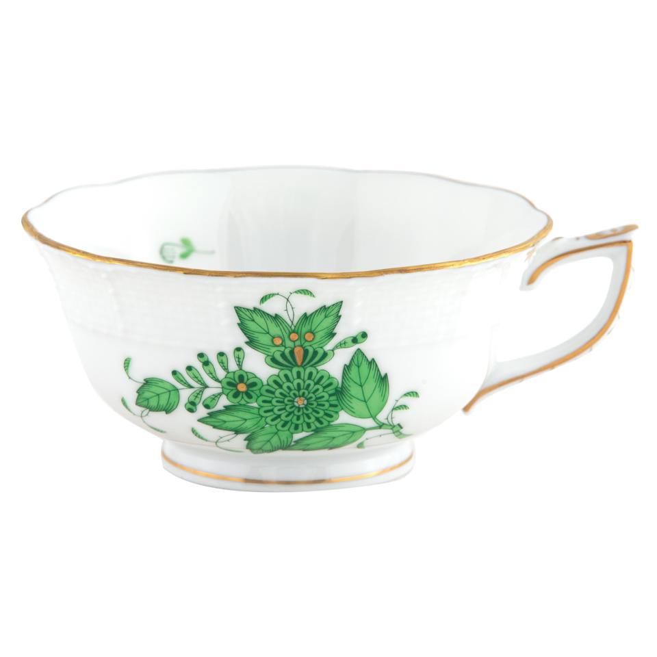 Chinese Bouquet Green Tea Cup