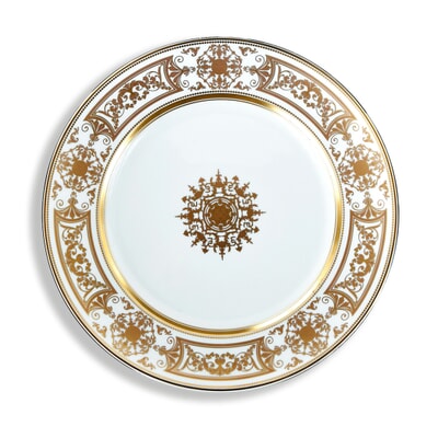 Aux Rois Gold Dinner Plate 10.6In