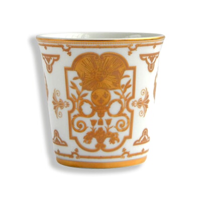 Aux Rois Gold Tumbler With Scented Candle
