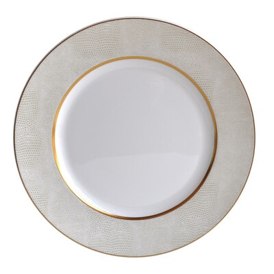 Sauvage White Dinner Plate-10.2In