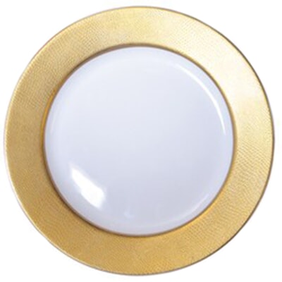 Sauvage White Accent Salad Plate