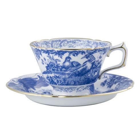 Aves - Blue Tea Saucer