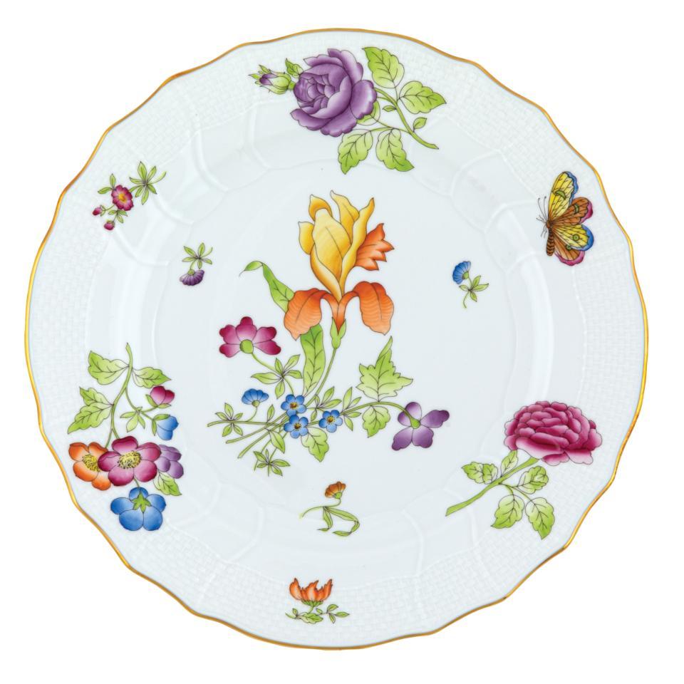 Antique Iris Dinner Plate