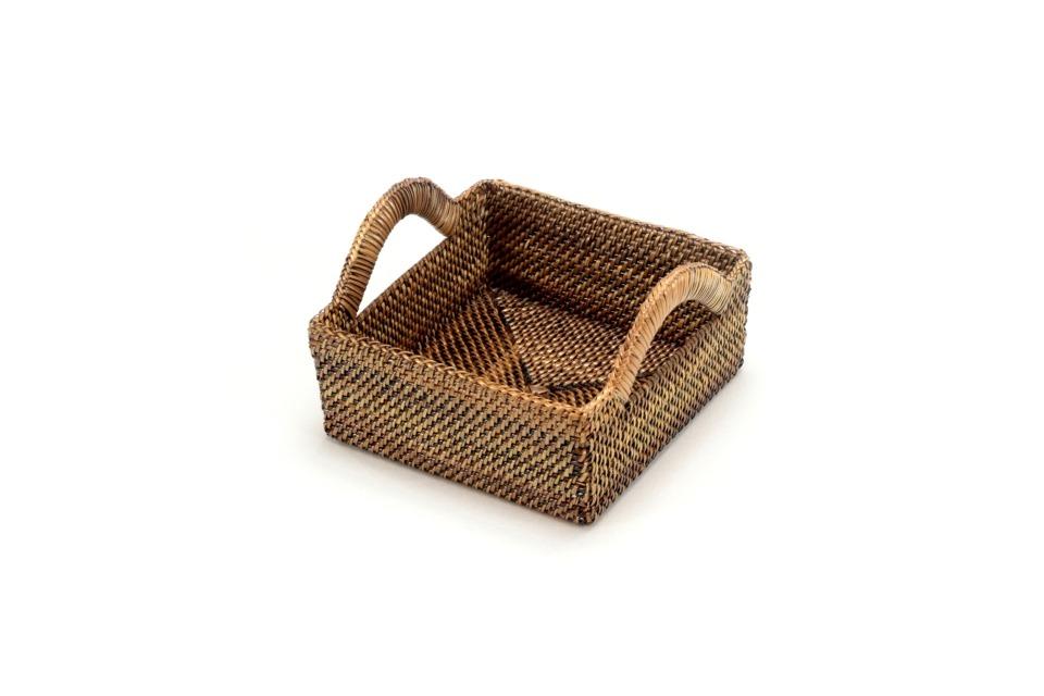 Square Basket with Up Handle Small