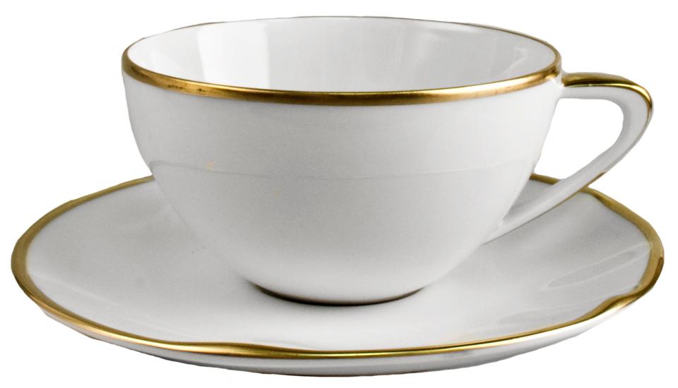 Simply Elegant Gold Tea Saucer