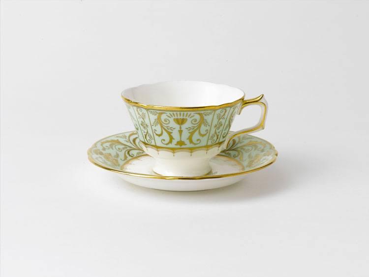 Darley Abbey Harlequin - Green Tea Cup