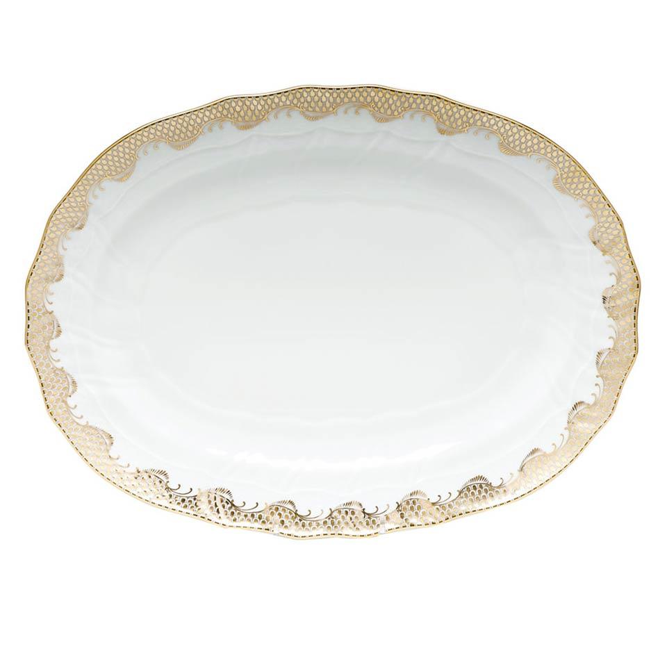 Fish Scale Gold Platter
