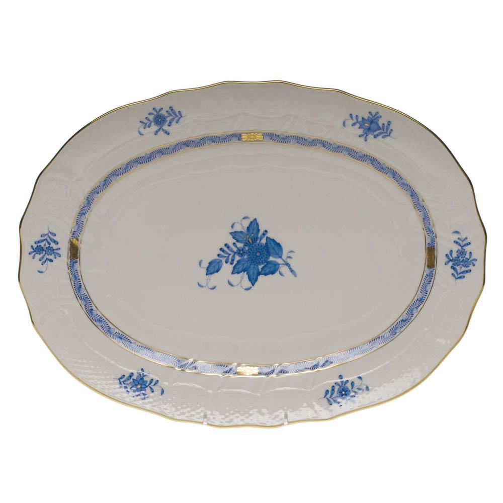 Chinese Bouquet Blue Platter