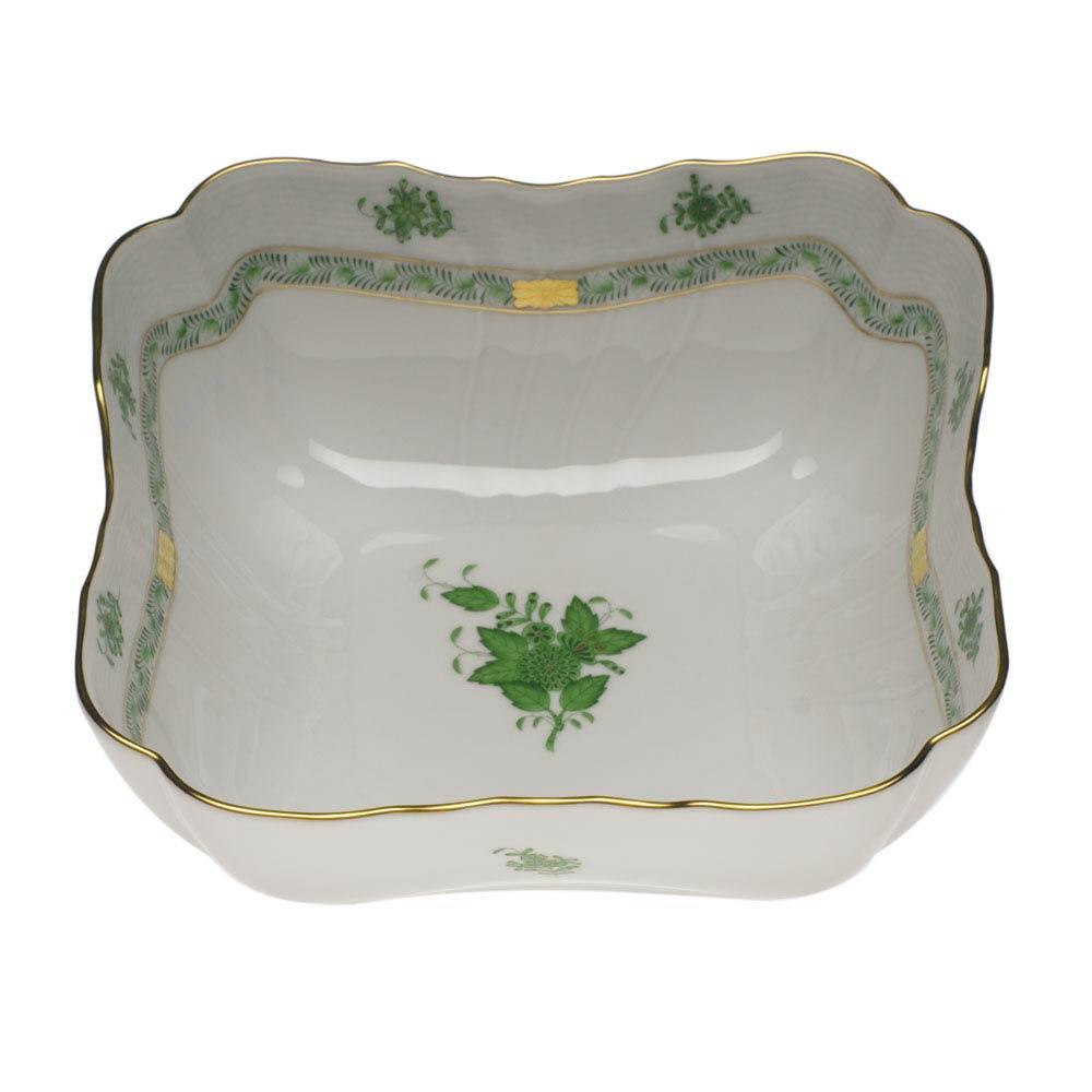 Chinese Bouquet Green Square Salad Bowl