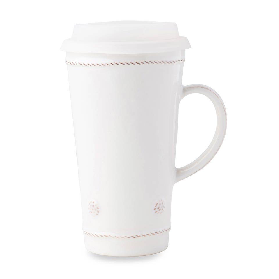 Berry & Thread Whitewash Travel Mug (with Silicone lid)