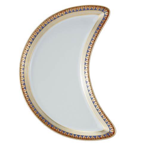 Chinoise Blue Chinoise Blue Crescent Salad Plate
