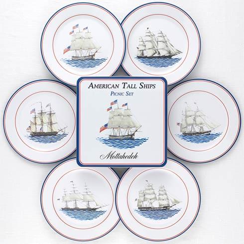 Tin American Ships Picnic S/6-Tin