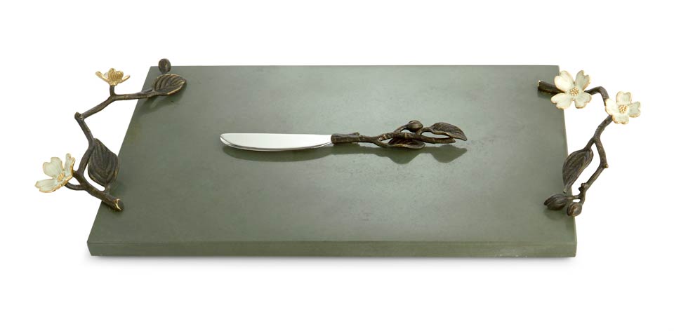 Dogwood Cheese Board With Knife