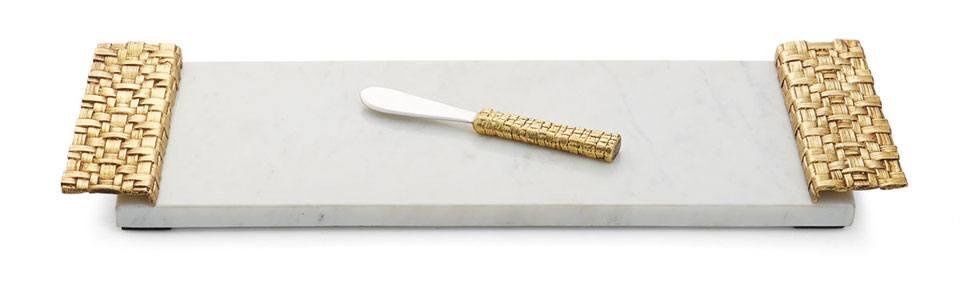 Palm Cheese Board With Spreader