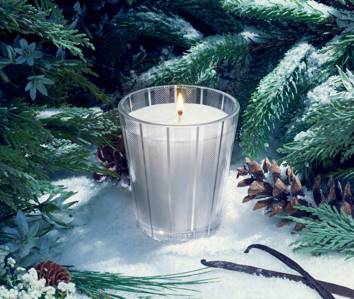 Blue Cypress and Snow Classic Candle