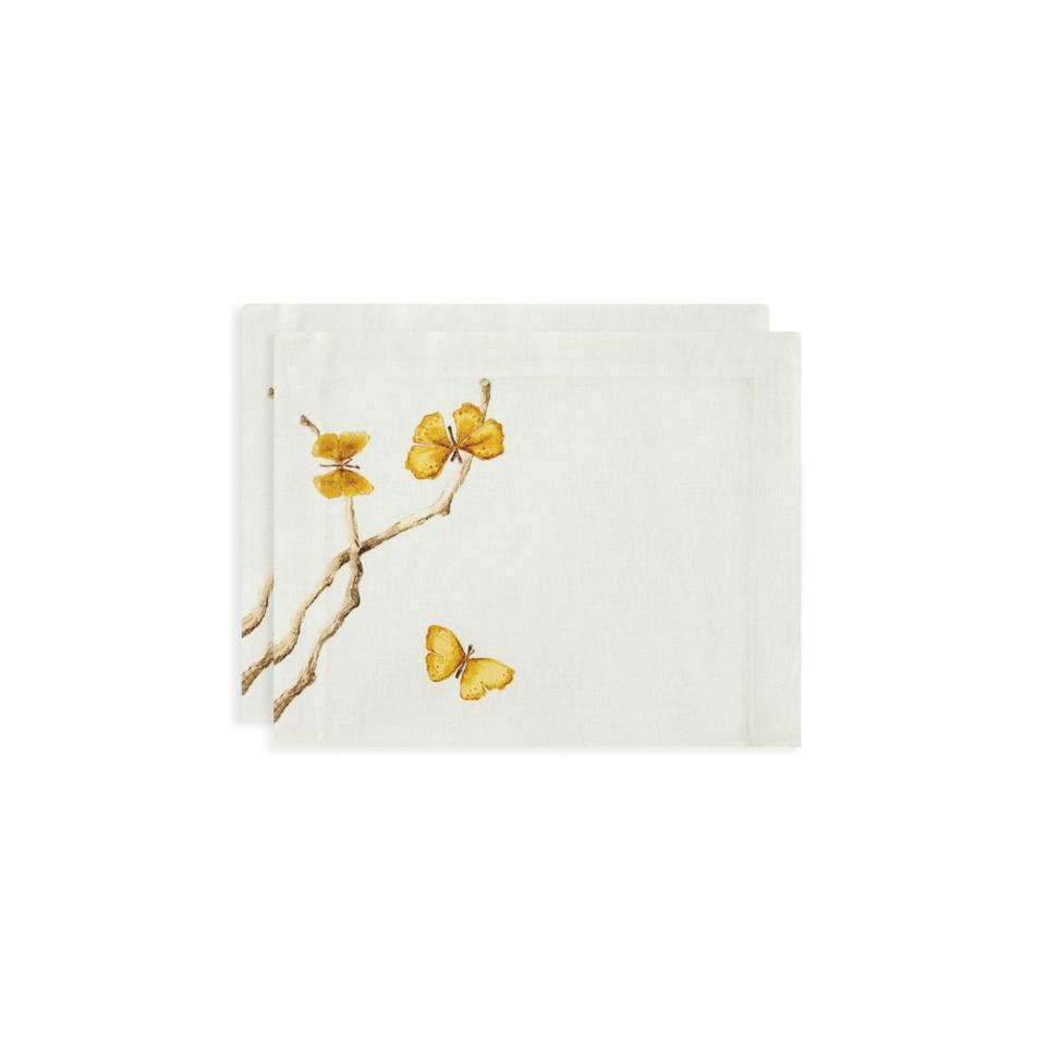 Butterfly Ginkgo Fingertip Towel (Set of 2)