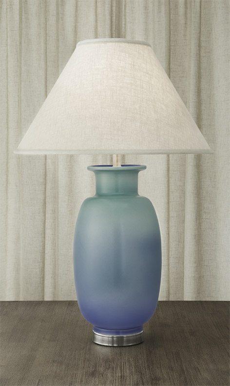 Sung Vase Lamp Verdigris & Blue