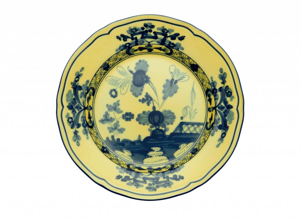Ginori 1735 Oriente Italiano Citrino Flat Bread Plate
