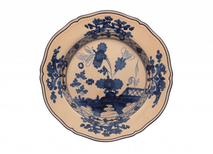 Ginori 1735 Oriente Italiano Cipria Flat Dessert Plate
