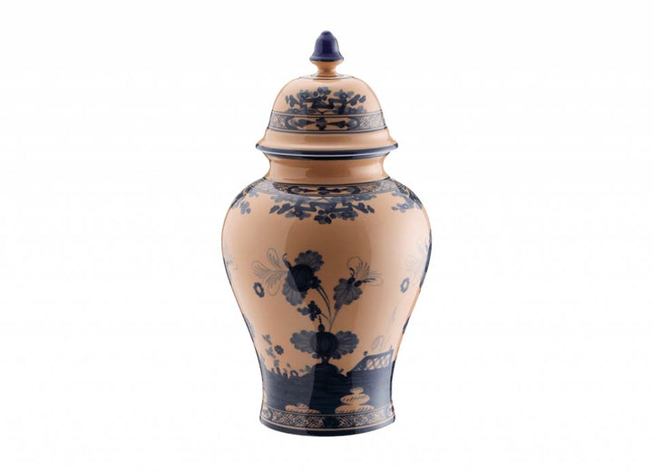 Ginori 1735 Oriente Italiano Cipria Potiche Vase with Cover