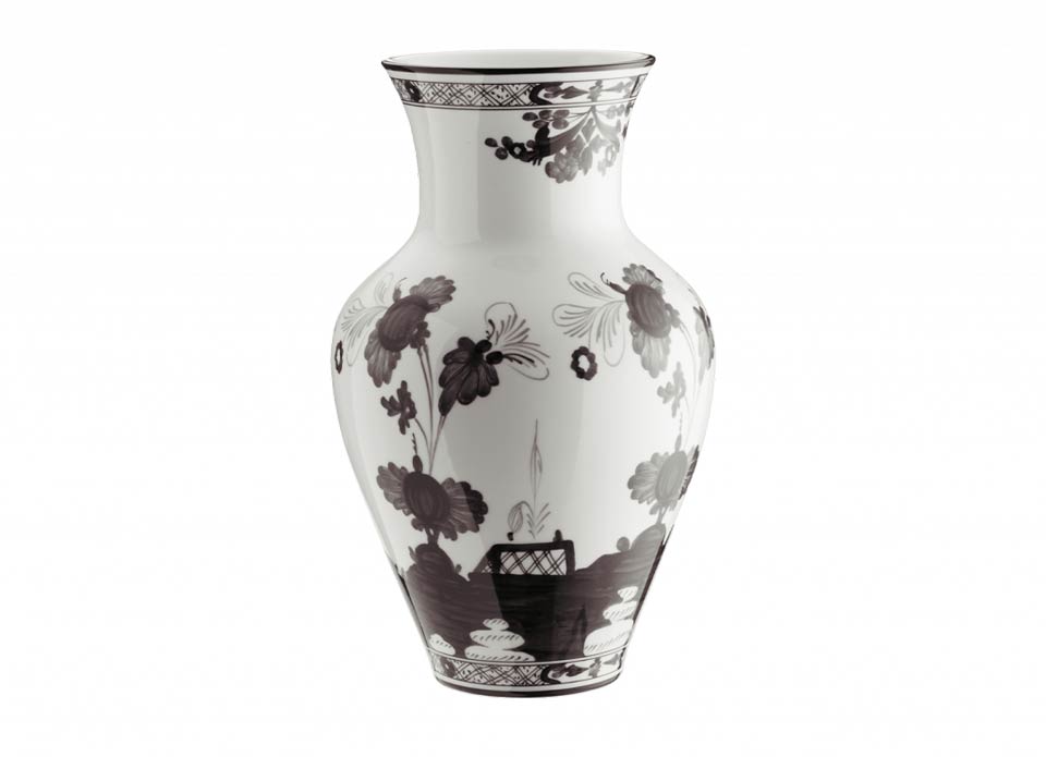 Ginori 1735 Oriente Italiano Albus Ming Vase, Large