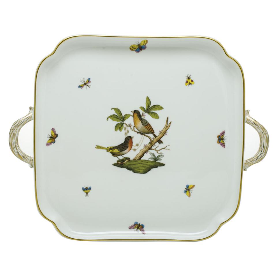 Rothschild Bird Square Tray With Handles