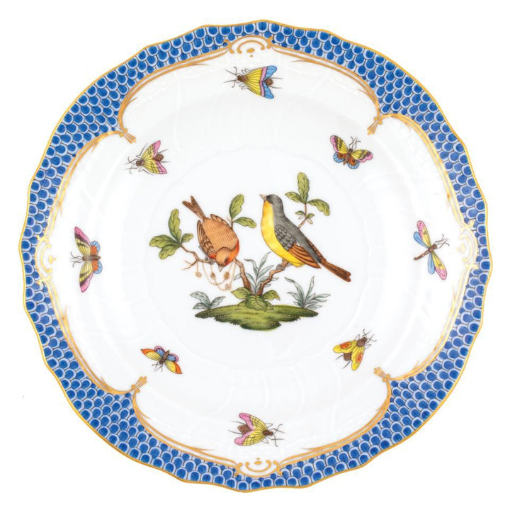 Rothschild Bird Blue Salad Plate