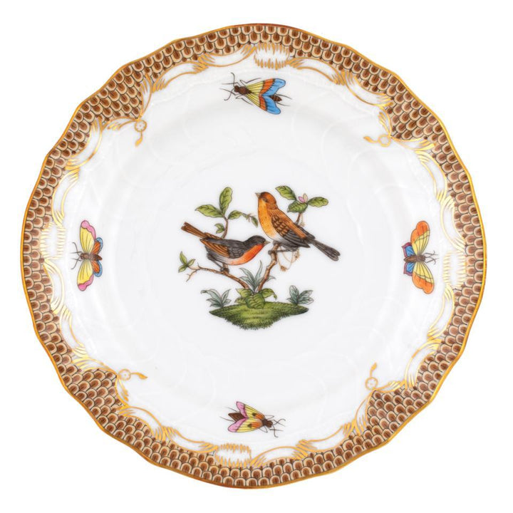 Rothschild Bird Brown Bread And Butter Plate