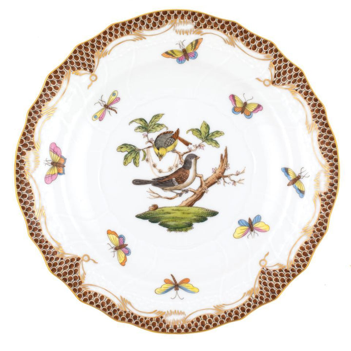 Rothschild Bird Brown Salad Plate