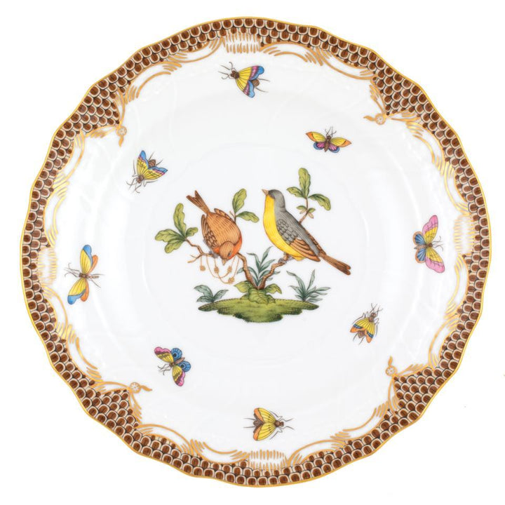 Rothschild Bird Brown Salad Plate