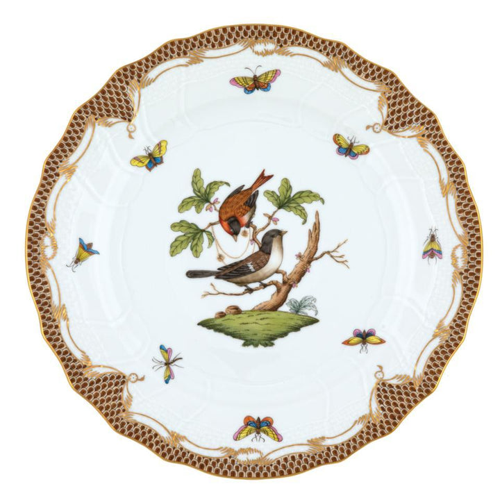 Rothschild Bird Brown Dinner Plate