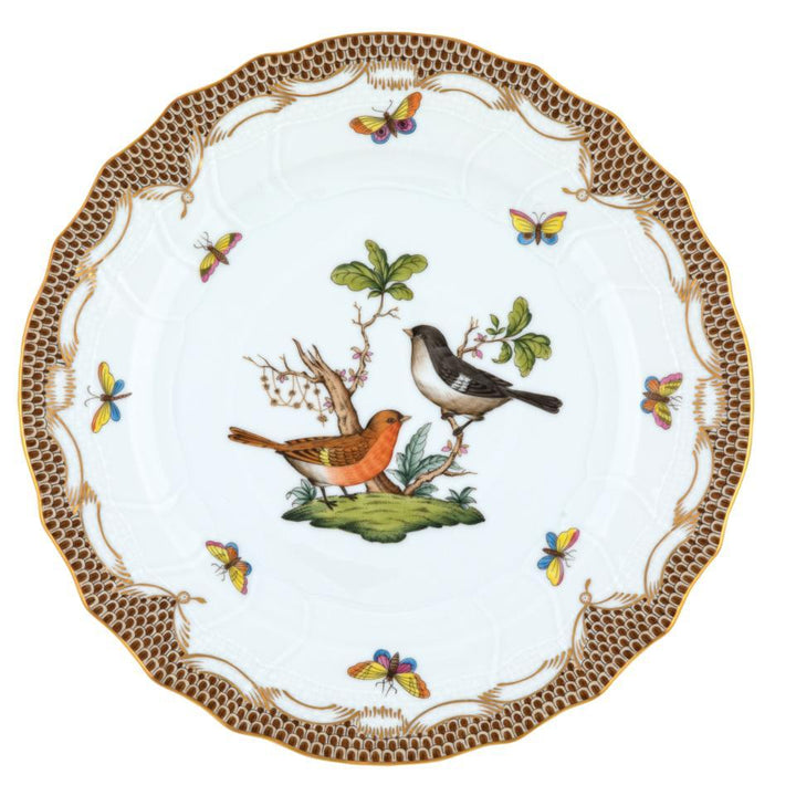 Rothschild Bird Brown Dinner Plate