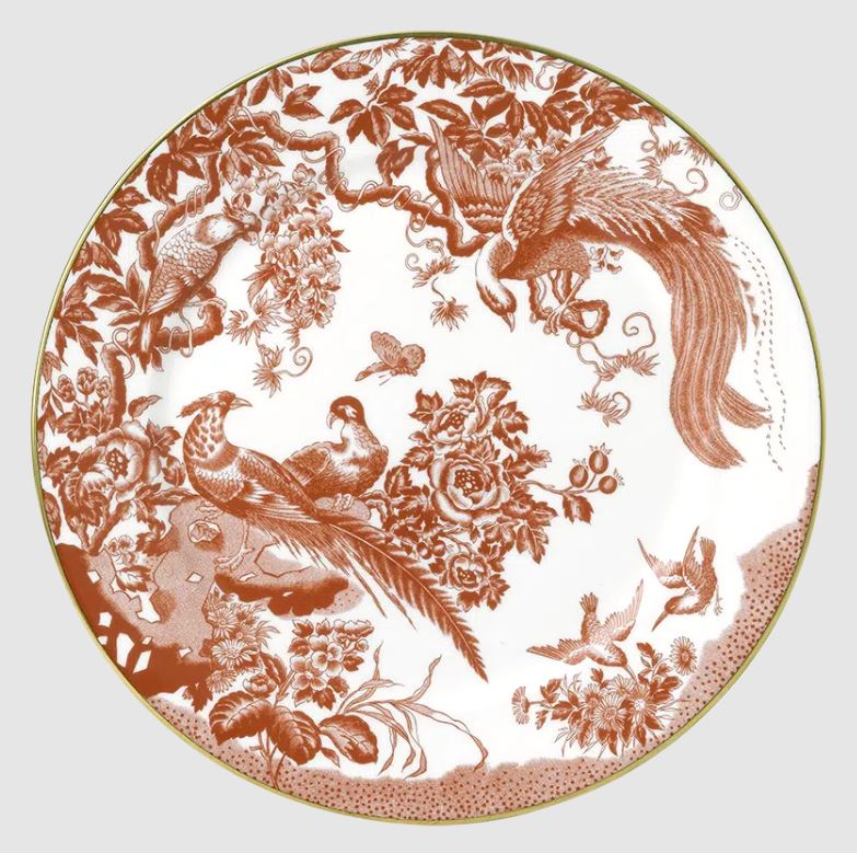 Aves - Red Charger Plate