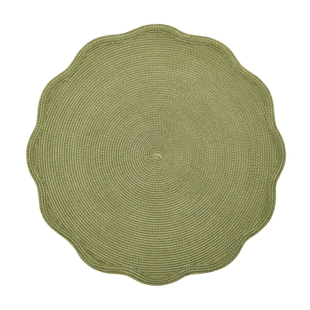 Round Scallop Placemat Set/4