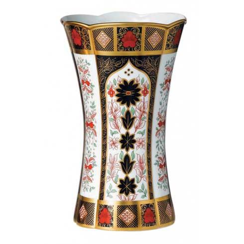 Old Imari Solid Gold Band - Gift Boxed Column Vase