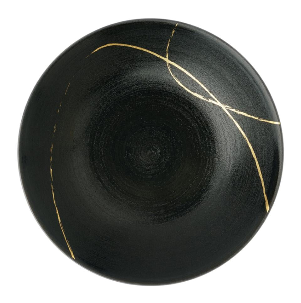Sketch - Charcoal Round Serving Bowl